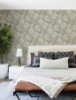 Picture of Hazel Aqua Floral Trail Wallpaper