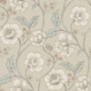 Picture of Hazel Taupe Floral Trail Wallpaper
