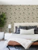 Picture of Mercy Taupe Berry Vines Wallpaper
