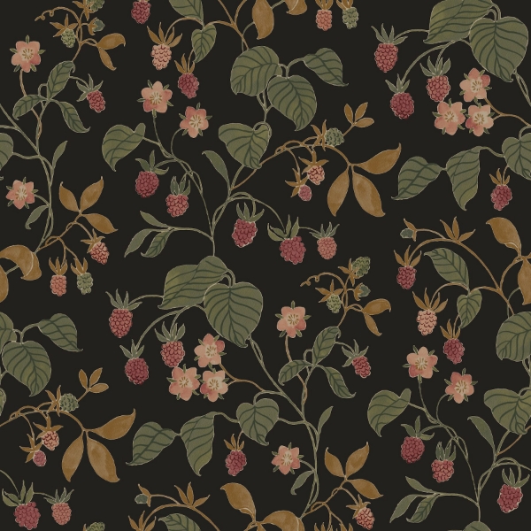 Picture of Mercy Black Berry Vines Wallpaper