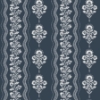 Picture of Lenea Navy Floral Stripe Wallpaper