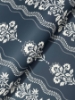 Picture of Lenea Navy Floral Stripe Wallpaper