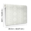 Picture of Lenea Aqua Floral Stripe Wallpaper