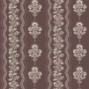 Picture of Lenea Burgundy Floral Stripe Wallpaper
