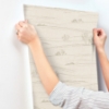 Picture of Isaac Taupe Rolling Hills Wallpaper