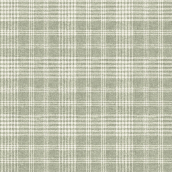 Picture of Perry Green Plaid Wallpaper