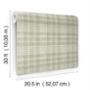 Picture of Perry Green Plaid Wallpaper