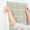 Picture of Perry Green Plaid Wallpaper