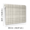 Picture of Perry Grey Plaid Wallpaper