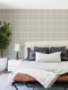 Picture of Perry Grey Plaid Wallpaper