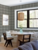 Picture of Perry Black Plaid Wallpaper