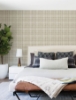 Picture of Perry Taupe Plaid Wallpaper