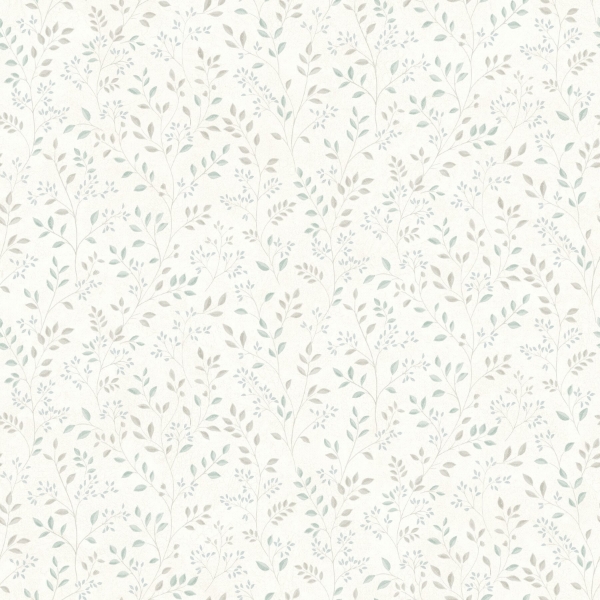 Picture of Galena Aqua Botanical Trail Wallpaper