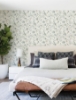 Picture of Darlene Aqua Jacobean Wallpaper