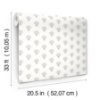 Picture of Hilda Aqua Floral Medallion Wallpaper