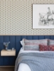 Picture of Hilda Butter Floral Medallion Wallpaper