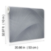 Picture of Etched Reeds Slate Abstract Wallpaper