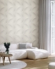 Picture of Etched Reeds Light Grey Abstract Wallpaper