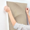 Picture of Etched Reeds Light Brown Abstract Wallpaper
