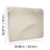 Picture of Etched Reeds Beige Abstract Wallpaper