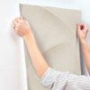 Picture of Etched Reeds Beige Abstract Wallpaper