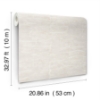 Picture of Sculpted Burlap Cream Textured Wallpaper