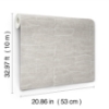 Picture of Sculpted Burlap Grey Textured Wallpaper