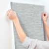 Picture of Sculpted Burlap Stone Textured Wallpaper