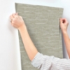 Picture of Sculpted Burlap Moss Textured Wallpaper