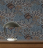 Picture of Catherine Blue Botanical Wallpaper