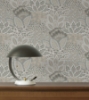 Picture of Catherine Taupe Botanical Wallpaper