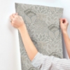 Picture of Catherine Taupe Botanical Wallpaper