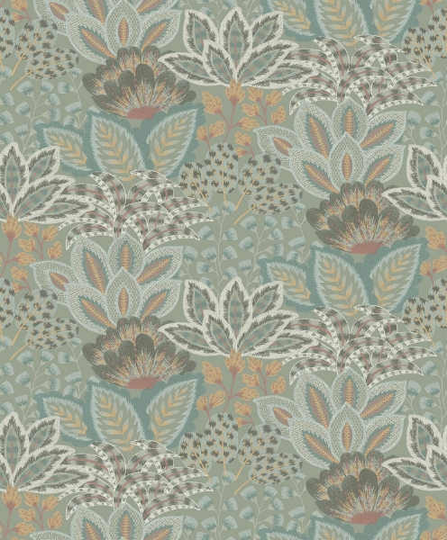 Picture of Catherine Sage Botanical Wallpaper