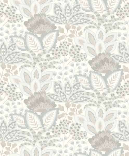Picture of Catherine Ivory Botanical Wallpaper