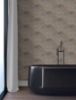 Picture of Catherine Chocolate Botanical Wallpaper