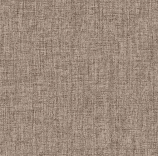 Picture of Egyptian Linen Brown Faux Fabric Wallpaper