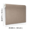 Picture of Egyptian Linen Brown Faux Fabric Wallpaper