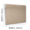 Picture of Egyptian Linen Light Brown Faux Fabric Wallpaper