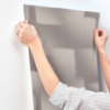 Picture of Silk Madras Grey Abstract Geometric Wallpaper