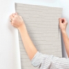 Picture of Latitude Eggshell Striated Wallpaper
