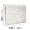 Picture of Latitude Ivory Striated Wallpaper