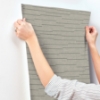 Picture of Latitude Grey Striated Wallpaper