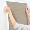 Picture of Latitude Taupe Striated Wallpaper