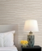 Picture of Latitude Beige Striated Wallpaper