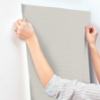 Picture of Sky Line Light Grey Textured Wallpaper