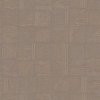 Picture of Chiseled Patchwork Brown Faux Fabric Wallpaper