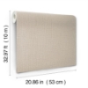 Picture of Georgette Taupe Faux Fabric Wallpaper