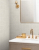 Picture of Chiseled Patchwork Beige Faux Fabric Wallpaper