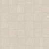 Picture of Chiseled Patchwork Neutral Faux Fabric Wallpaper