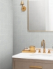 Picture of Chiseled Patchwork Grey Faux Fabric Wallpaper